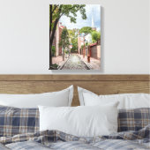 Philly Church and Cobblestone Alley Small Leinwanddruck (Insitu (Schlafzimmer))