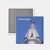 Philly City Hall Magnet (Vorderseite/Rückseite)