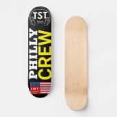 PHILLY CREW OFFIZIELL Skateboard (Vorderseite)