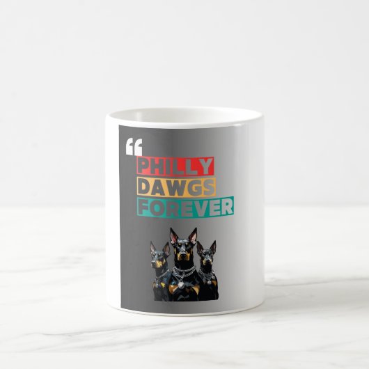 Philly Dawgs Forever Mug – Philly Pride Coffee Kaffeetasse (Mittel)