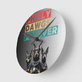 Philly Dawgs Forever Wanduhr – Philly Stolz (Winkel)