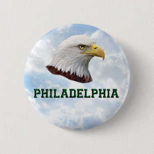 Philly Eagle - runder Knopf Button
