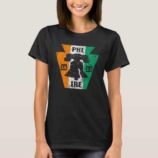 PHILLY FAN IRISH FLAG IRE LIBERTY BELL PHILADELPHI T-Shirt