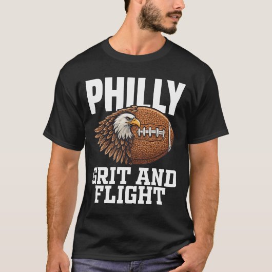 PHILLY GRIT AND FLIGHT -  PHILADELPHIA FOOTBALL T-Shirt (Vorderseite)