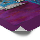 Philly-Impressionen (Ben Franklin Bridge) Poster (Ecke)