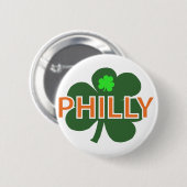 Philly Kleeblatt Button (Vorne & Hinten)