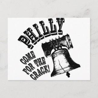 Philly - Kommen Sie zum Crack! Postkarte