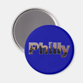 Philly Letters Magnet (Vorderseite/Rückseite)