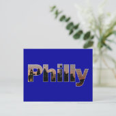 Philly Letters Postcard Postkarte (Stehend Vorderseite)