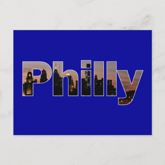 Philly Letters Postcard Postkarte (Vorderseite)