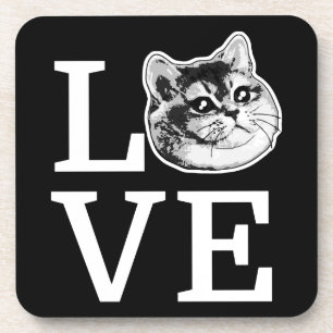 Philly Liebe Cat Getränkeuntersetzer
