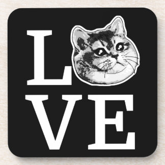 Philly Liebe Cat Getränkeuntersetzer