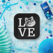 Philly Liebe Cat Pappteller (Party)