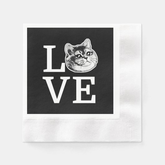 Philly Liebe Cat Serviette (Vorderseite)