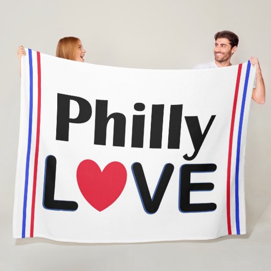 Philly Liebe Fleecedecke (Beispiel)