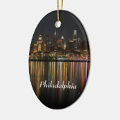 Philly Nacht Keramikornament (Links)