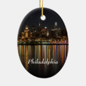 Philly Nacht Keramikornament (Hinten)