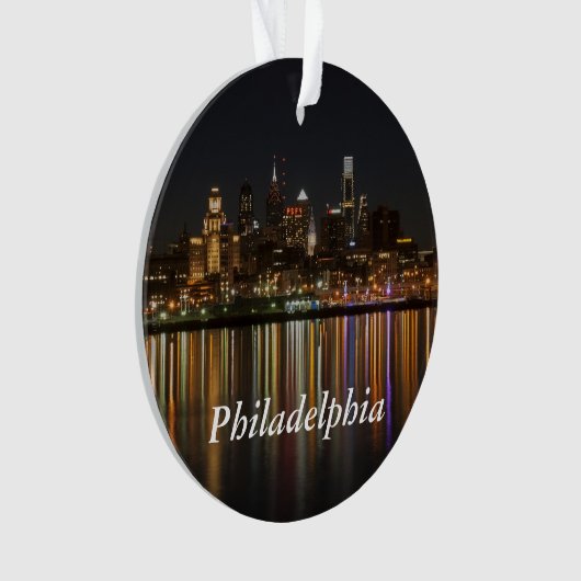 Philly Nacht Ornament (Vorderseite)
