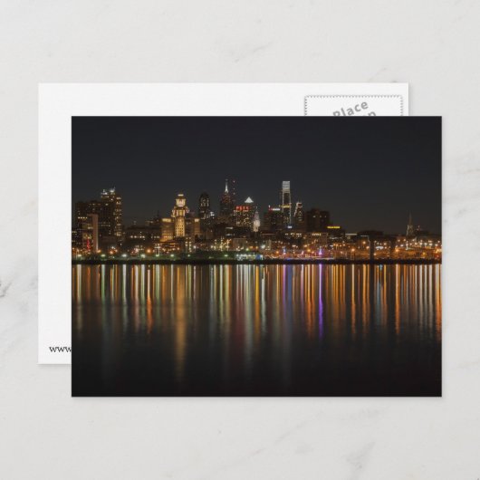Philly night postkarte (Vorne/Hinten)