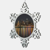 Philly night schneeflocken Zinn-Ornament (Rechts)