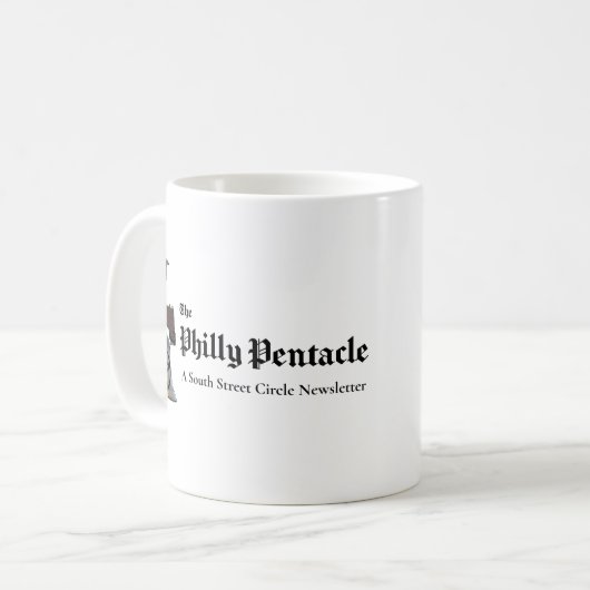 Philly Pentagramm Tasse (Vorderseite Links)