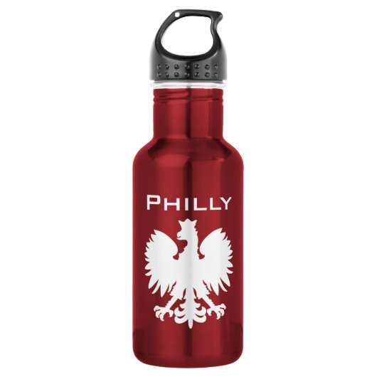 Philly Polska Wasserflasche (Vorderseite)