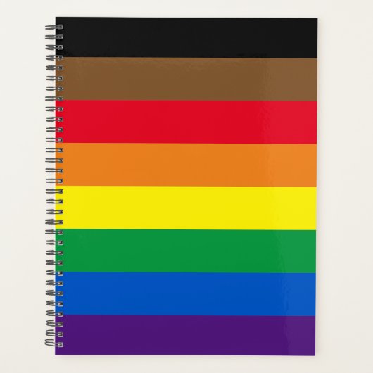 Philly Pride Diversity inklusive Regenbogenflagge Planer (Vorderseite)