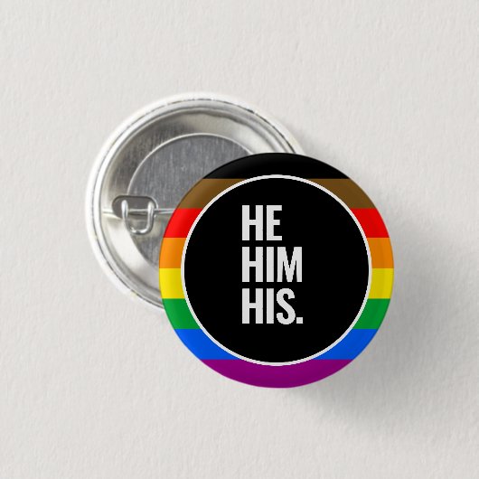Philly Pride LGBTQPOC Button (Vorne & Hinten)