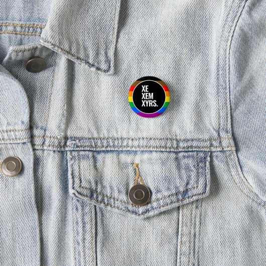 Philly Pride LGBTQPOC Button (Beispiel)