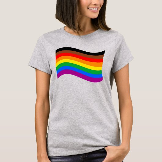 Philly Rainbow Flag T-Shirt (Vorderseite)