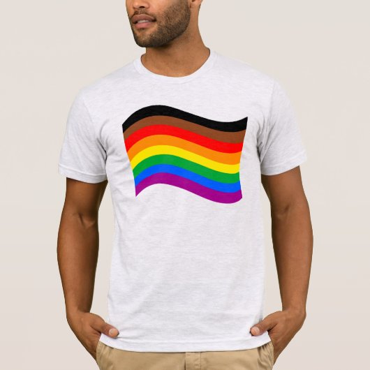 Philly Rainbow Flag T-Shirt (Vorderseite)