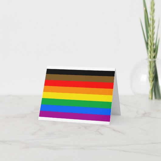 Philly Rainbow Pride Flag Ankündigung (Vorderseite)