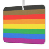 Philly Rainbow Pride Flag Autolufterfrischer (Links)