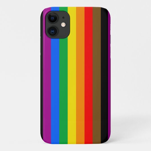 Philly Rainbow Pride Flag Case-Mate iPhone Hülle (Rückseite)