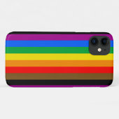Philly Rainbow Pride Flag Case-Mate iPhone Hülle (Rückseite (Horizontal))