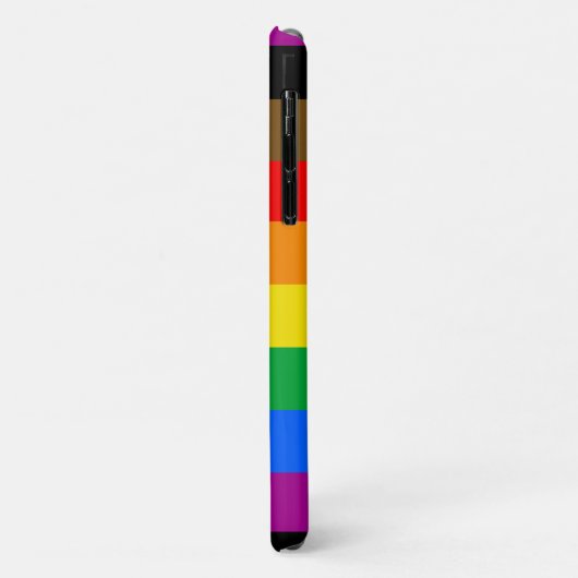 Philly Rainbow Pride Flag Case-Mate iPhone Hülle (Hinten/Links)