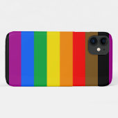 Philly Rainbow Pride Flag Case-Mate iPhone Hülle (Rückseite (Horizontal))