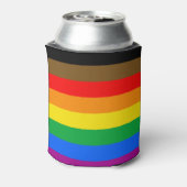 Philly Rainbow Pride Flag Dosenkühler (Kanne Rückseite)