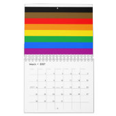 Philly Rainbow Pride Flag Kalender (Mär 2027)