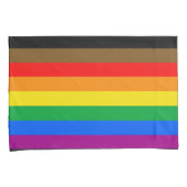 Philly Rainbow Pride Flag Kissenbezug (Vorderseite-Rechts)