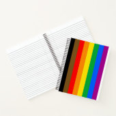 Philly Rainbow Pride Flag Notizblock (Innenseite)