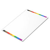 Philly Rainbow Pride Flag Notizblock (angewinkelt)