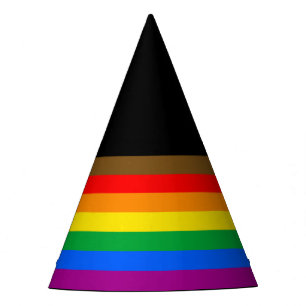 Philly Rainbow Pride Flag Partyhütchen
