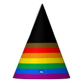 Philly Rainbow Pride Flag Partyhütchen (Links)