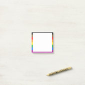 Philly Rainbow Pride Flag Post-it Klebezettel (Auf Schreibtisch)