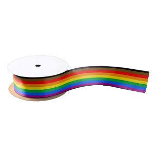 Philly Rainbow Pride Flag Satinband