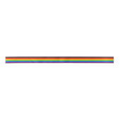 Philly Rainbow Pride Flag Satinband (Vorderseite)