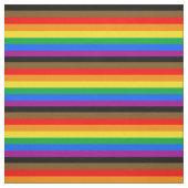 Philly Rainbow Pride Flag Stoff (Muster)