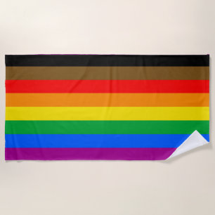 Philly Rainbow Pride Flag Strandtuch