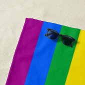 Philly Rainbow Pride Flag Strandtuch (Beispiel)